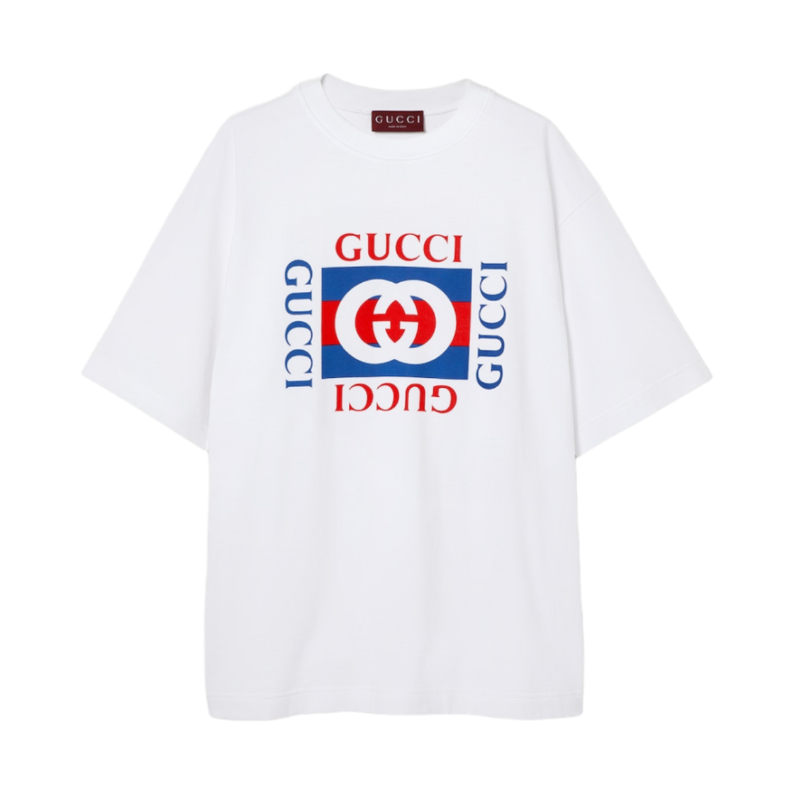 구찌 숏슬리브 티셔츠 화이트(Gucci Short Sleeve T-Shirt White) - 1