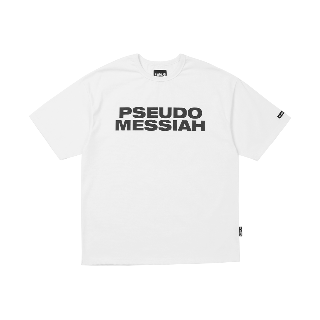 AJ252TE002WH AJOBYAJO Pseudo Messiah T-Shirt WHITE