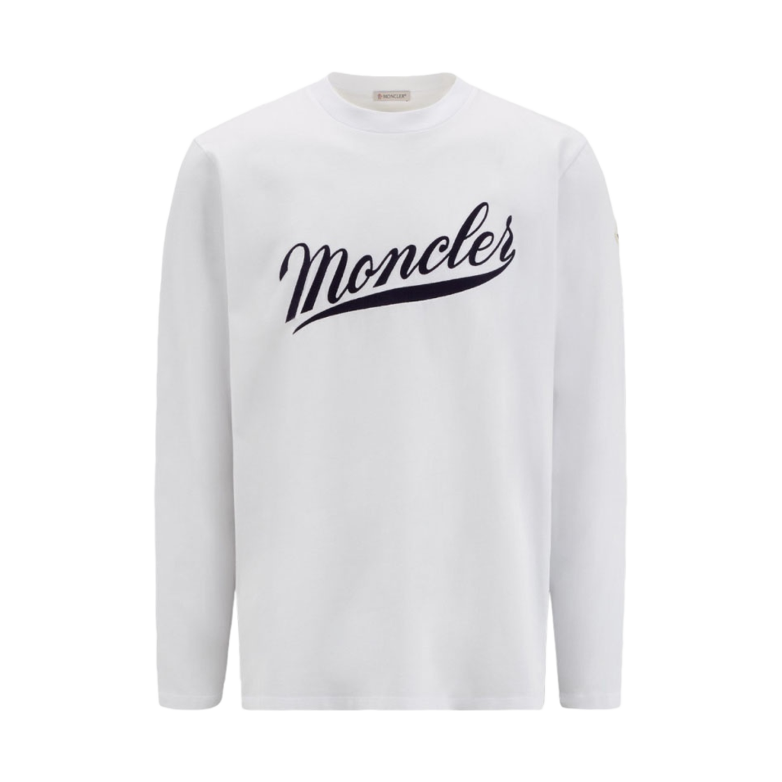 몽클레르 로고 롱슬리브 티셔츠 옵티컬 화이트 - 23SS(Moncler Logo Long Sleeve T-Shirt Optical White - 23SS) - 1