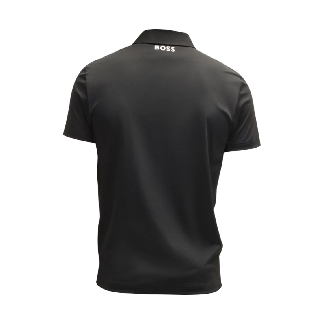 휴고 보스 퀵 드라이 립드 패브릭 패디 폴로 셔츠 블랙(Hugo Boss Paddy Polo Shirt in Quick Dry Ribbed Fabric Black) - 2