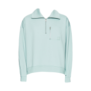 Wooyoungmi Half Zip-Up Sweatshirt Mint - 23FW