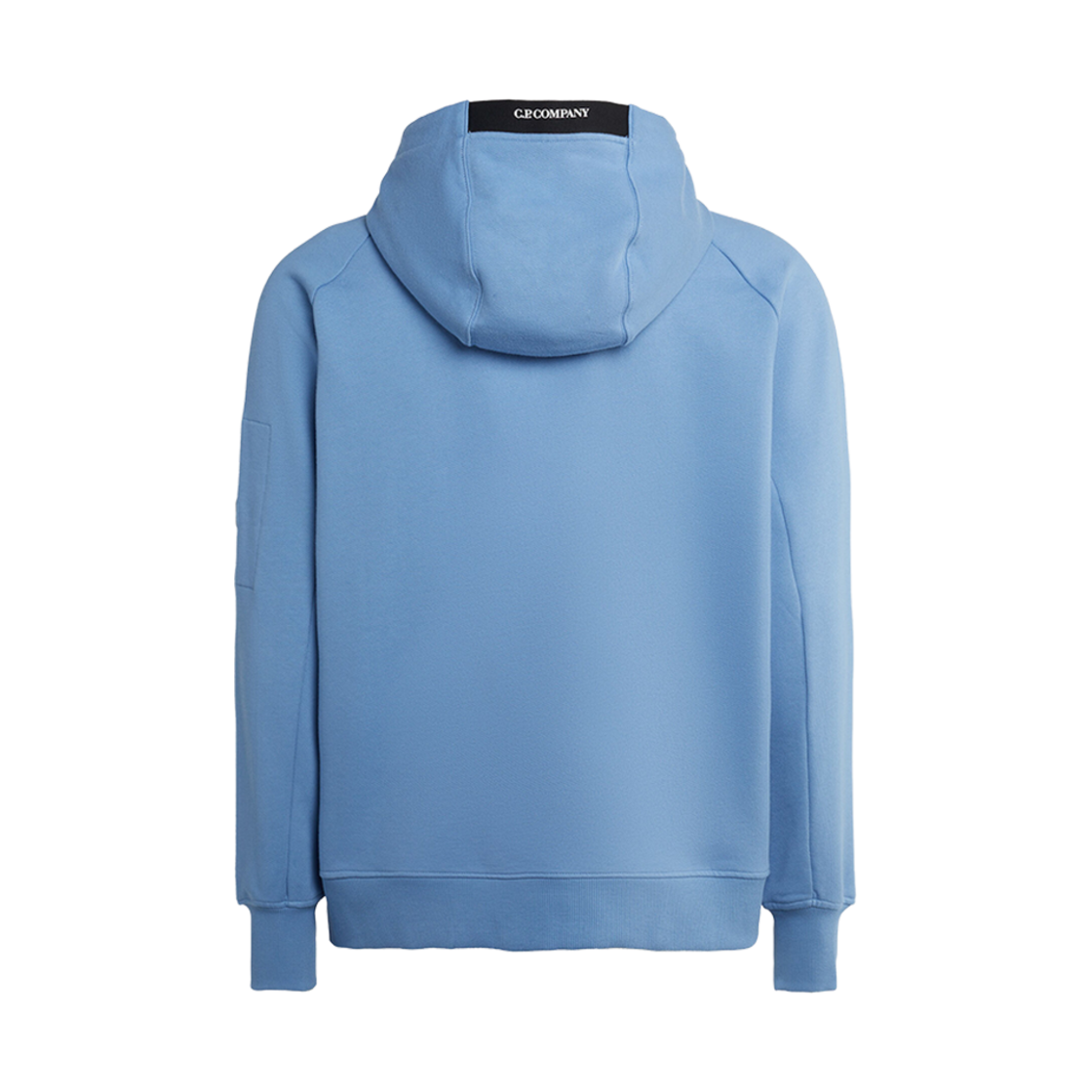 C.P. 컴퍼니 다이애그널 레이즈드 플리스 지퍼 렌즈 후드 리비에라 블루 - 23FW(C.P. Company Diagonal Raised Fleece Zipped Lens Hoodie Riviera Blue - 23FW) - 3