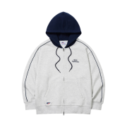 Sports Dept Piping Coloring Hood Zip-Up Oatmeal