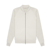 (W) Essentials Full Zip Cardigan Wheat - 22SS