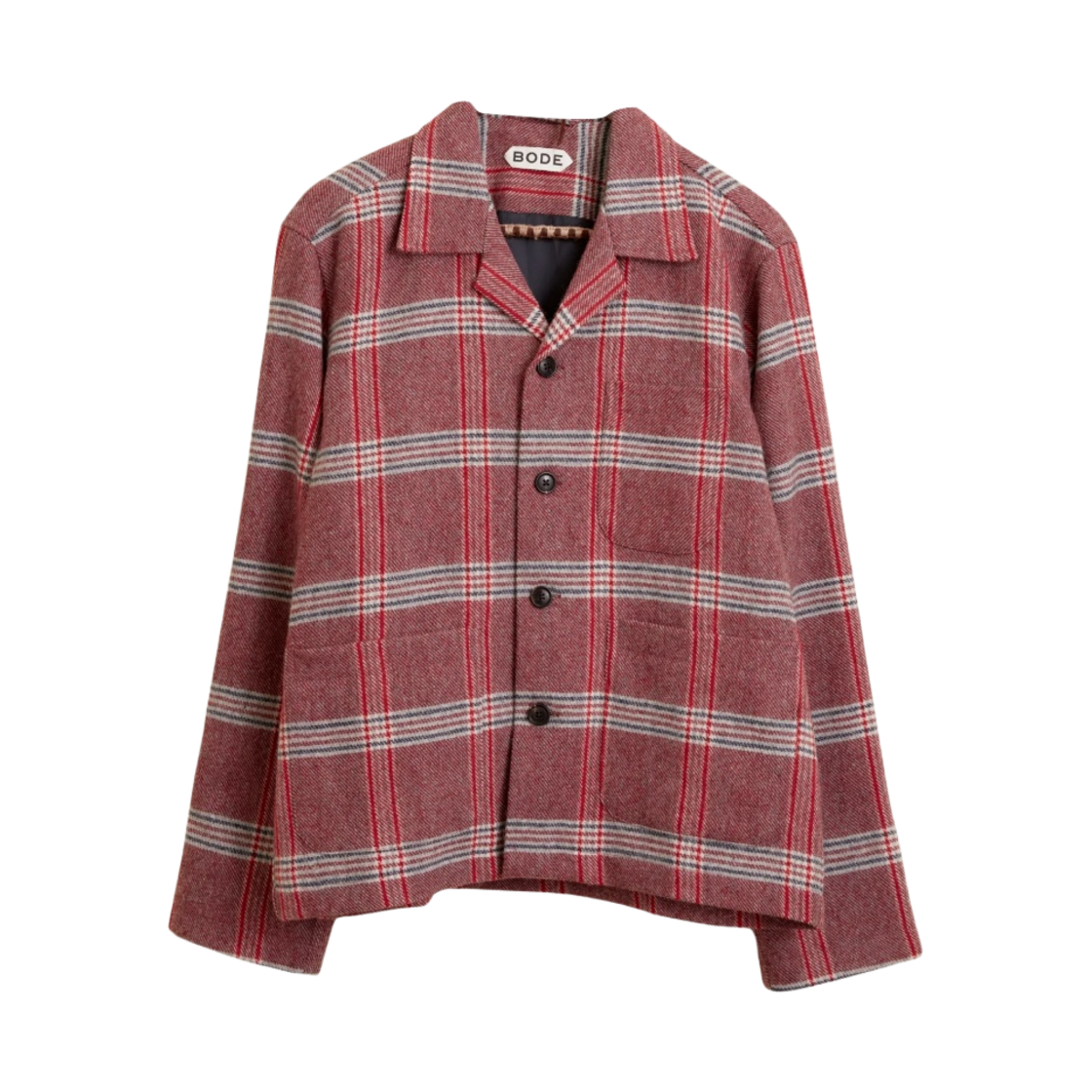 보디 로스 플레이드 오버셔츠 멀티(Bode Lawes Plaid Overshirt Multi)