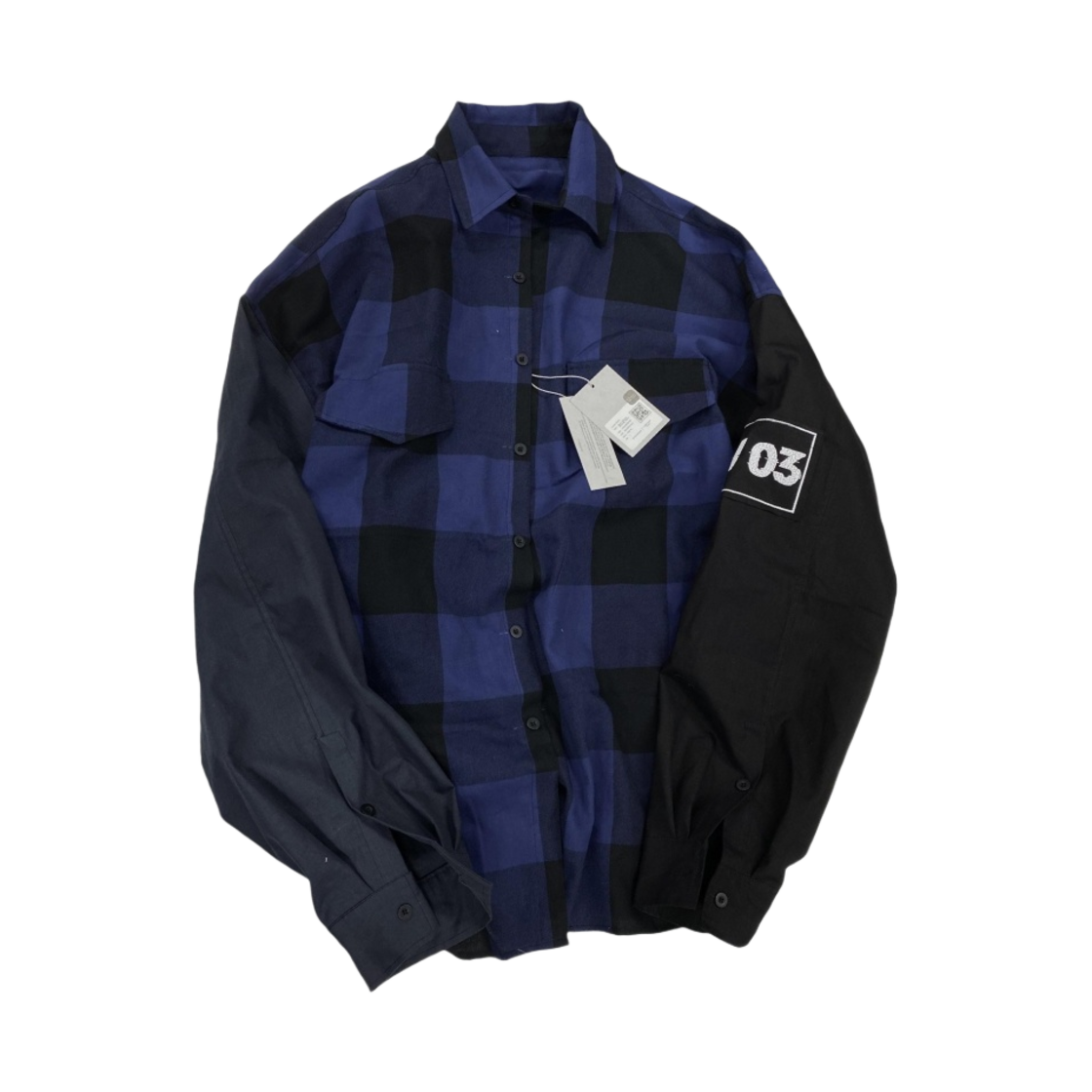 언더마이카 난도 아카이브 오마주 오버사이즈 셔츠 크라운 블루 - 23SS(Undermycar Nando Archive Hommage Oversized Shirt Crown Blue - 23SS) - 1