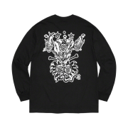 Supreme x Clayton Patterson Lightning L/S T-Shirt Black - 21SS