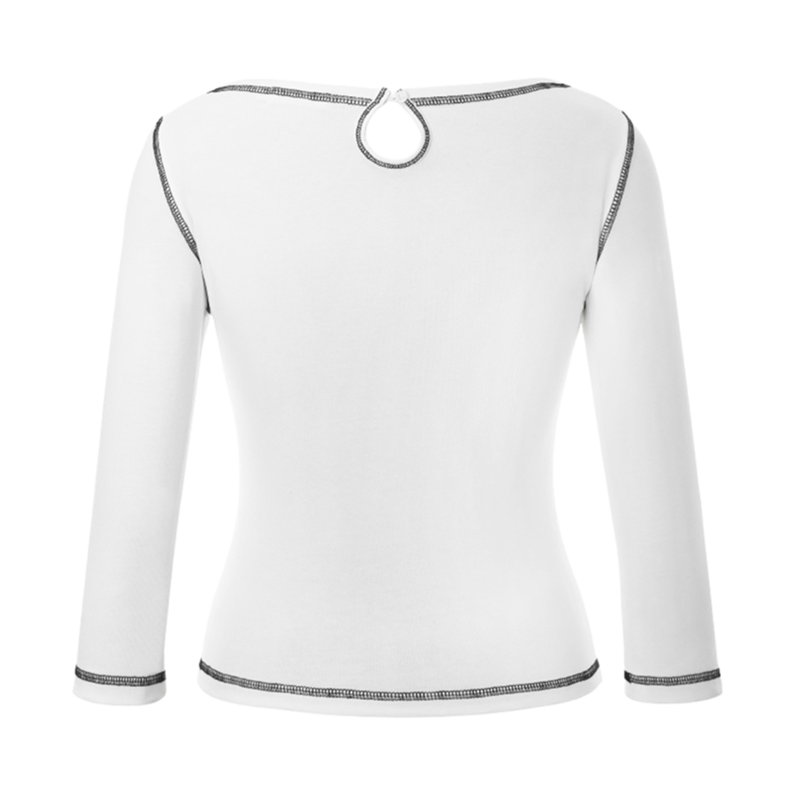 (W) 쓰리타임즈 빈티지 레터 티셔츠 아이보리((W) Threetimes Vintage Letter T-Shirt Ivory) - 2