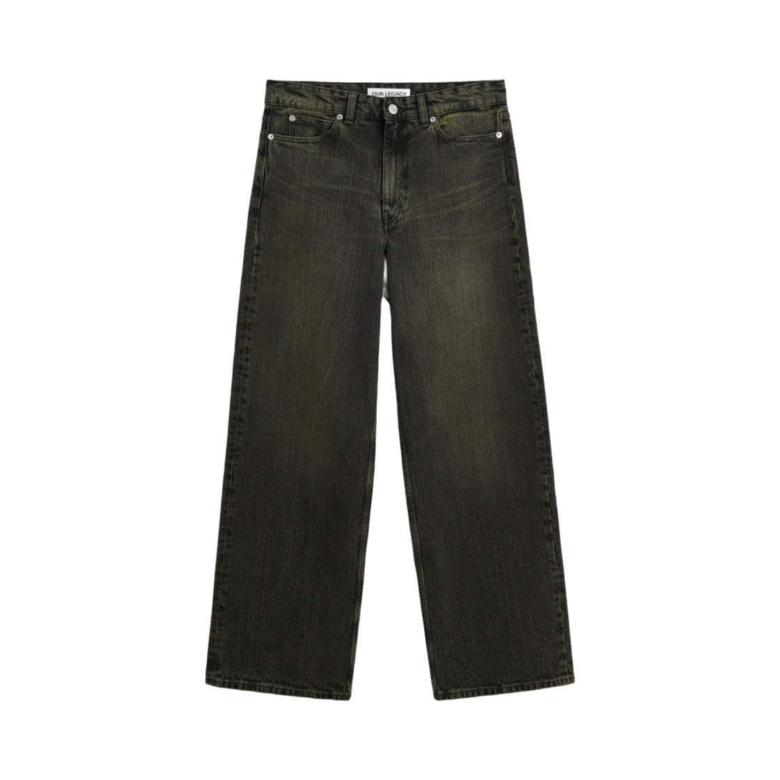 (W) 아워레가시 풀 컷 블랙 샌드 체인 트윌((W) Our Legacy Full Cut Black Sand Chain Twill) - 1