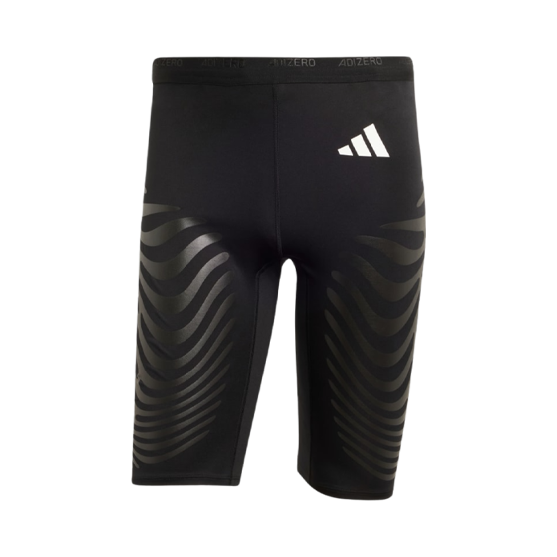 아디다스 아디제로 컨트롤 러닝 숏 레깅스 블랙 - KR 사이즈(Adidas Adizero Control Running Short Leggings Black - KR Sizing)