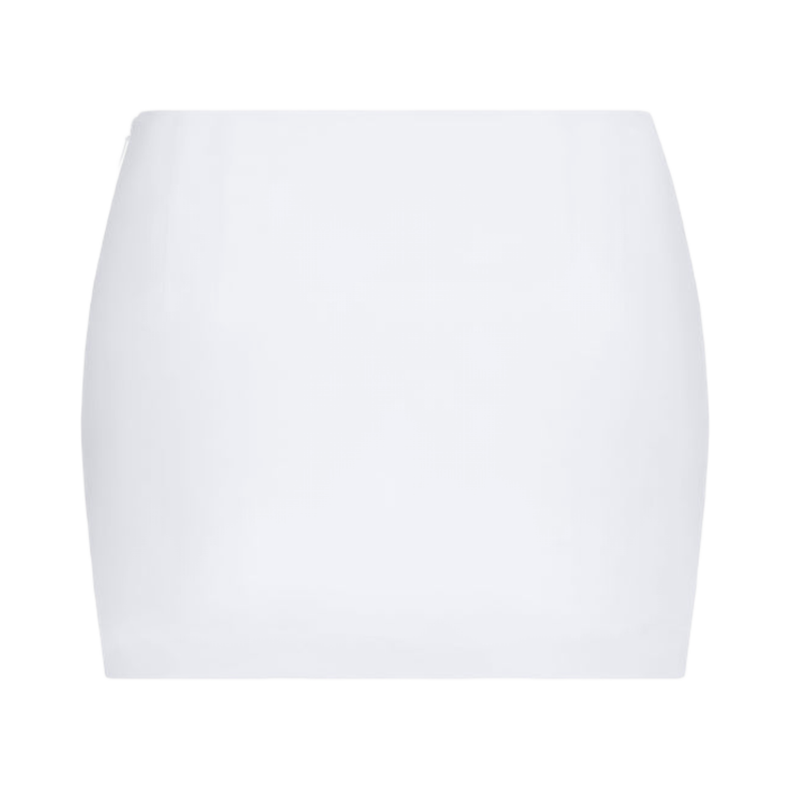 (W) 카이 포플린 마이크로 미니 스커트 화이트((W) Khy Poplin Micro Mini Skirt White)