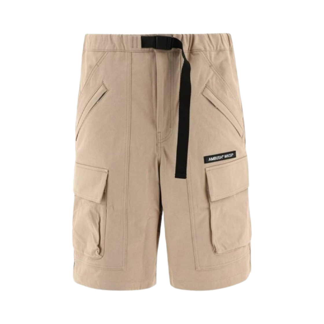 BMCB012S22FAB0016100 Ambush Belted Cargo Shorts Beige