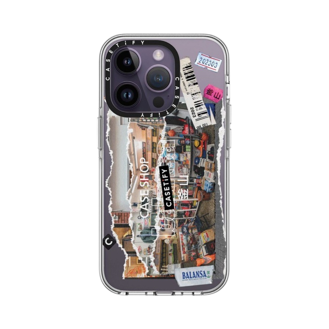 케이스티파이 x 발란사 아이폰 콜라주 맥세이프 클리어 케이스 클리어(Casetify x Balansa iPhone Collage Magsafe Clear Case Clear) - 2