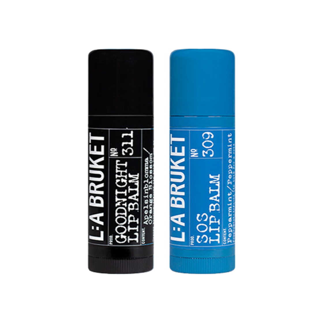 라부르켓 웰빙 립밤 듀오 세트(L:a Bruket Wellbeing Lip Balm Duo Set)