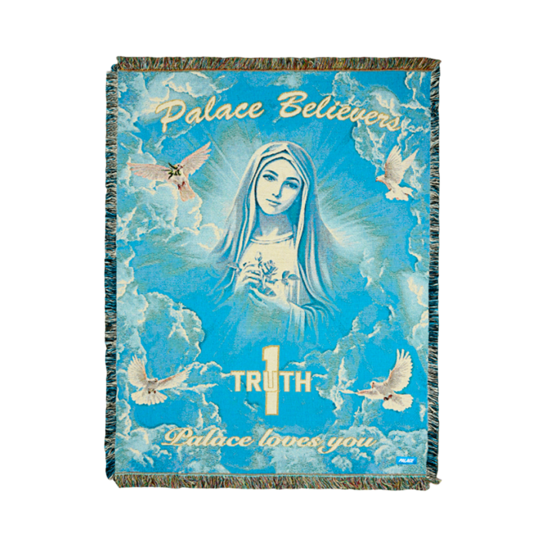 팔라스 1 트루스 태피스트리 블랭킷 블루 - 25SS(Palace 1 Truth Tapestry Blanket Blue - 25SS)