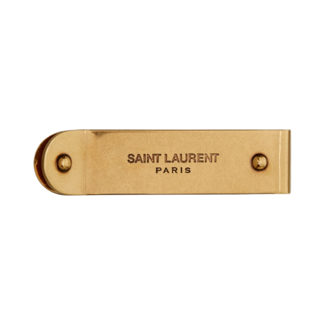 생로랑 ID 머니 클립 메탈 브론즈(Saint Laurent ID Money Clip Metal Bronze) - 1
