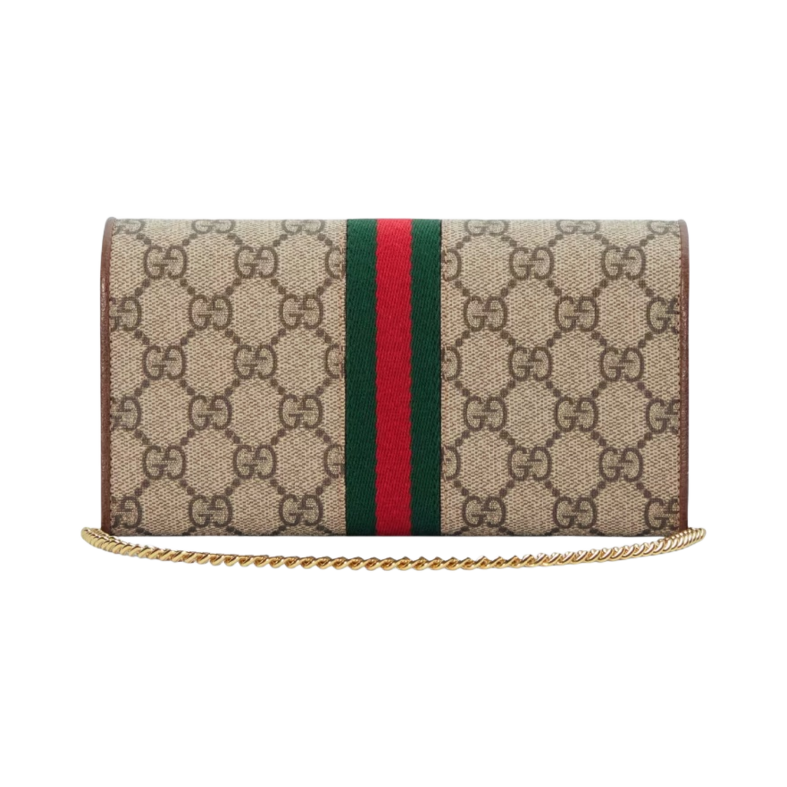 구찌 오피디아 GG 체인 지갑 베이지 에보니 브라운(Gucci Ophidia GG Chain Wallet Beige Ebony Brown) - 4