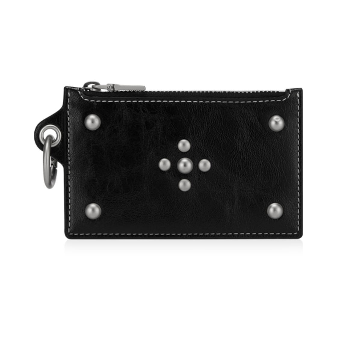 1050010 FINDKAPOOR Stud Card Wallet Black