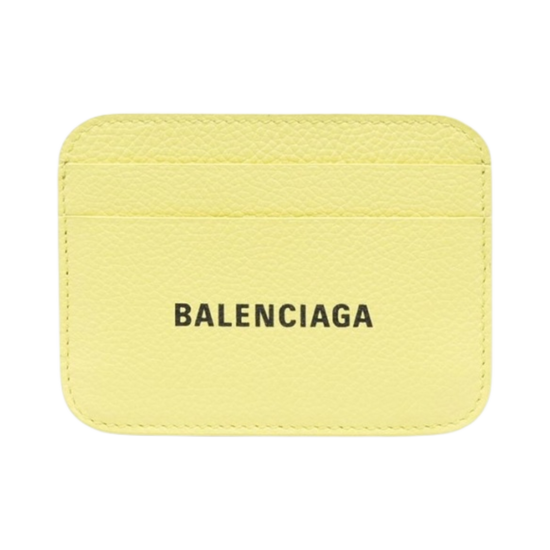 발렌시아가 그레이니 레더 캐쉬 카드 홀더 라임(Balenciaga Grainy Leather Cash Card Holder Lime) - 1
