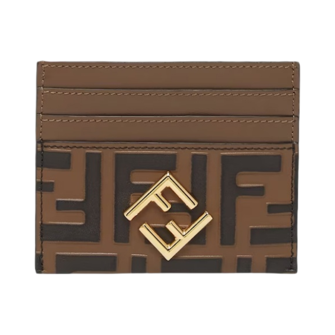 펜디 FF 다이아몬드 카드 케이스 브라운(Fendi FF Diamonds Card Case Brown)