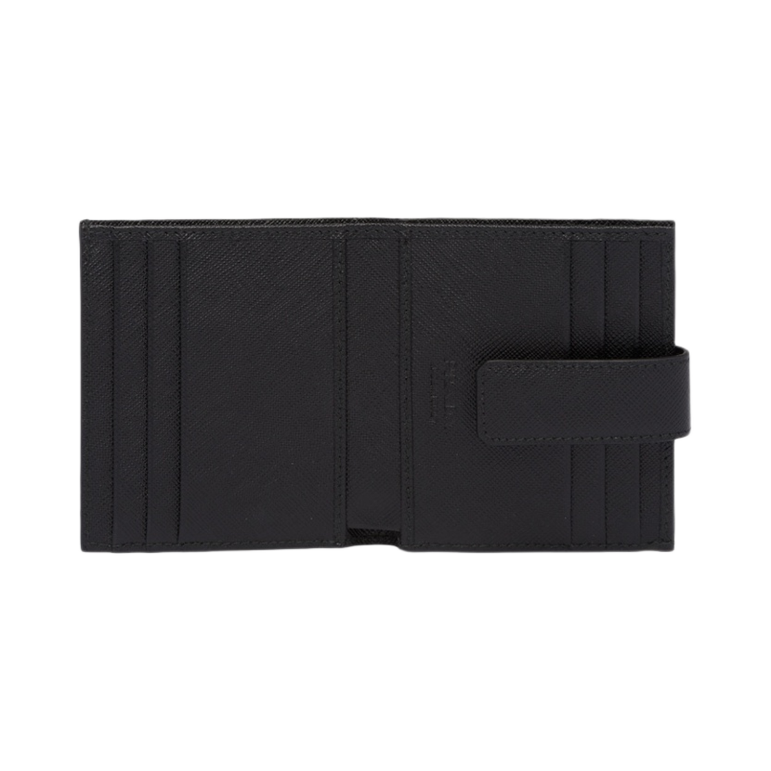 프라다 사피아노 레더 카드 홀더 블랙(Prada Saffiano Leather Card Holder Black) - 2