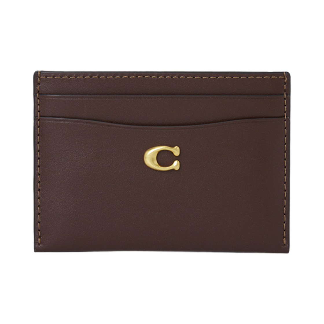 CM435-B4MPL Coach Card Holder Wallet Brown