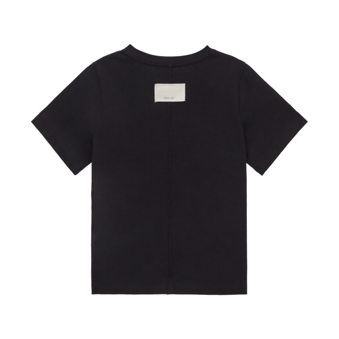 (W) 마뗑킴 쉐도우 로고 탑 블랙((W) Matin Kim Shadow Logo Top Black) - 2