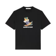 Maison Kitsune Dressed Fox Easy T-Shirt Black