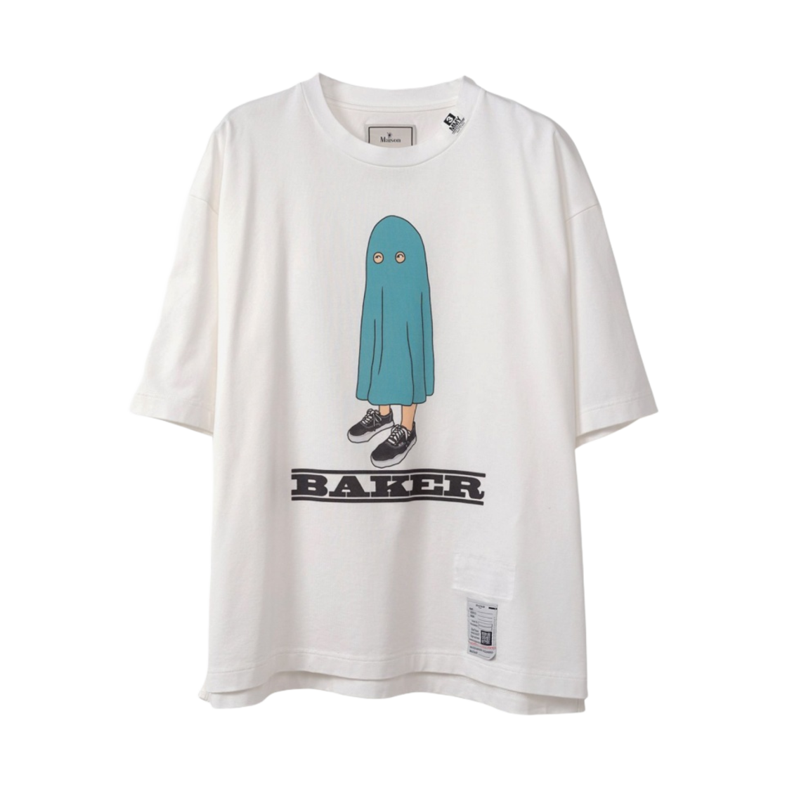 메종 미하라 야스히로 블레이키 프린티드 티셔츠 화이트(Maison Mihara Yasuhiro Blakey Printed T-Shirt White) - 1