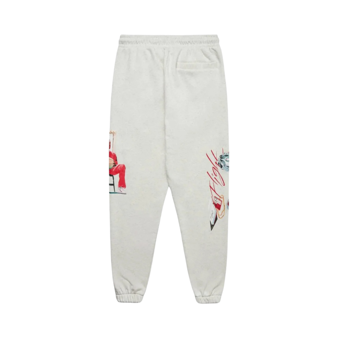 조던 플라이트 아티스트 시리즈 바이 제이콥 로체스터 플리스 팬츠 오트밀 헤더 - US/EU(Jordan Flight Artist Series By Jacob Rochester Fleece Pants Oatmeal Heather -US/EU) - 2