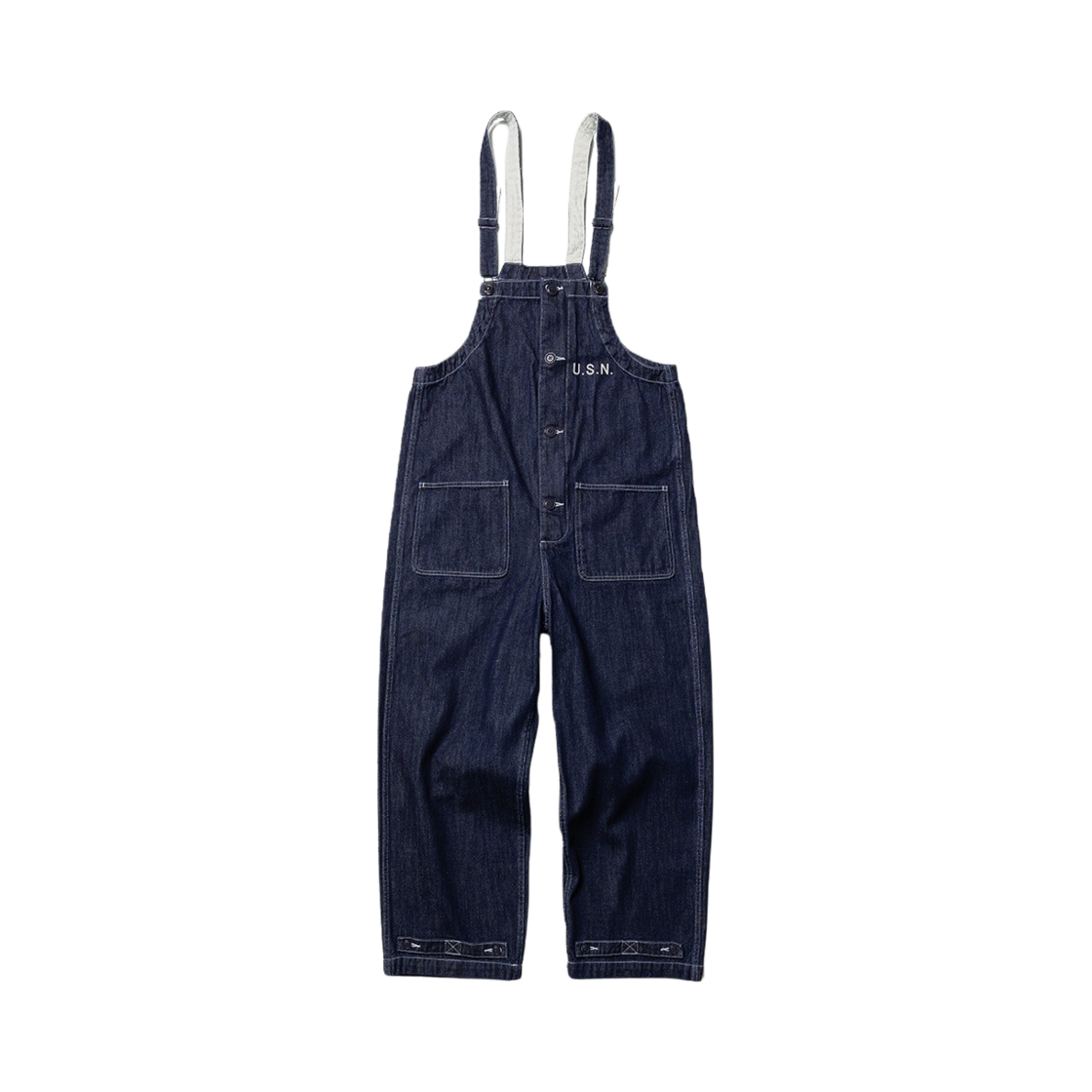 휴스턴 재팬 우먼 11온즈 데님 덱 팬츠 원 워시 인디고 23HL004ID(Houston Japan Women 11oz Slab Denim Deck Pants One Wash Indigo 23HL004ID)