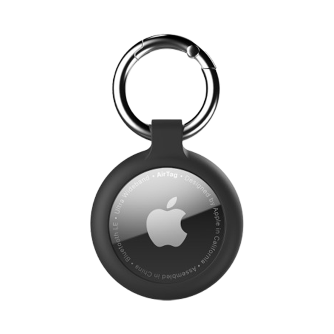 신지모루 에어태그 홀더 충격흡수 TPU 커버 케이스 블랙(SINJIMORU AirTag Holder TPU Cover Case Black)