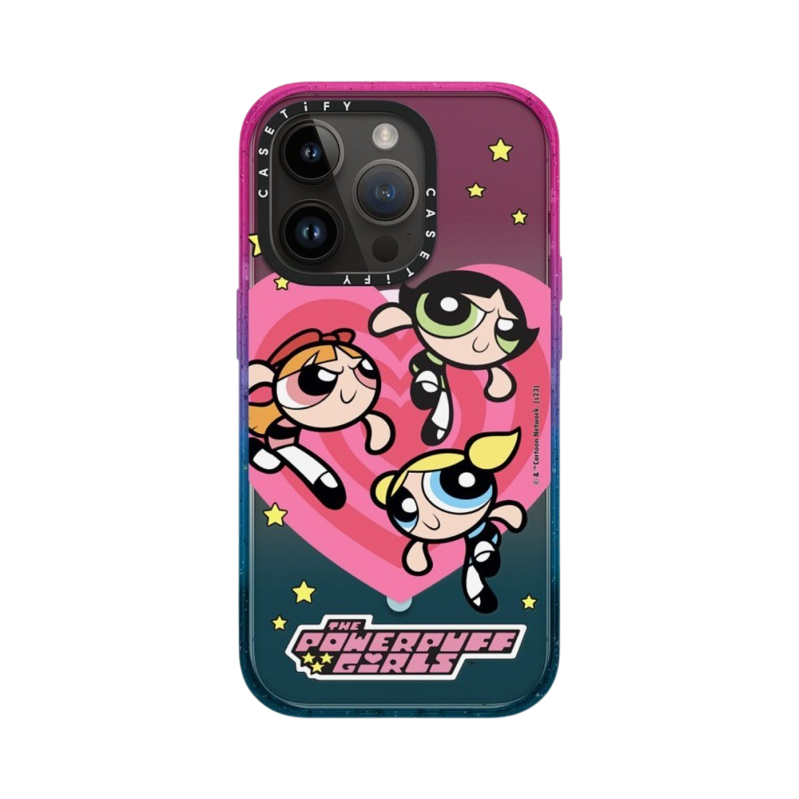 케이스티파이 x 파워퍼프걸 아이폰 하트 맥세이프 임팩트 케이스 반투명 코튼 캔디(Casetify x The Powerpuff Girls iPhone Heart Magsafe Impact Case Sheer Cotton Candy) - 3
