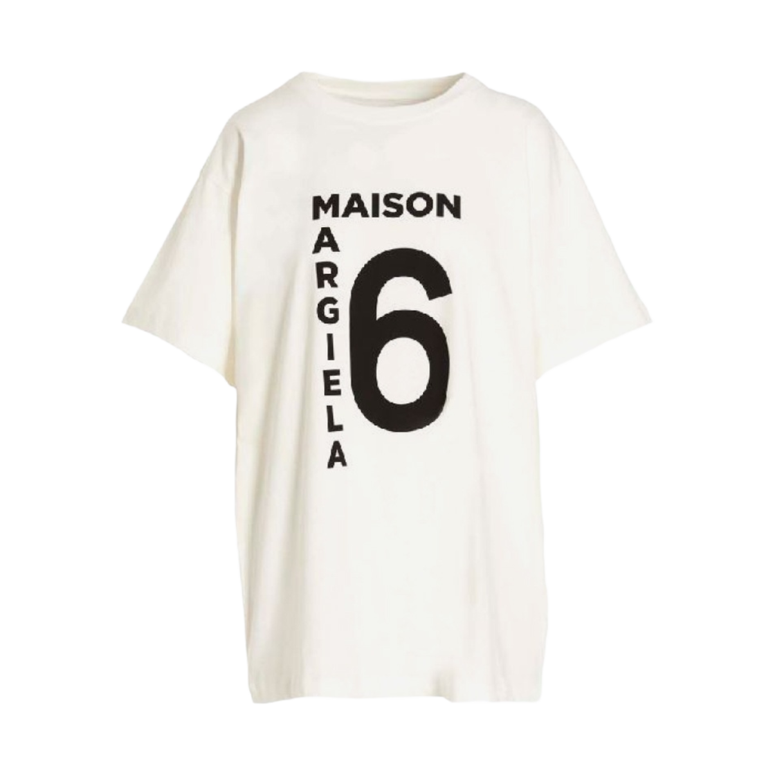 S52GC0249S24311101 (W) MM6 Maison Margiela Logo T-Shirt White