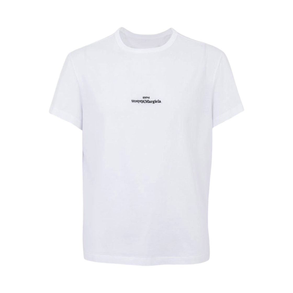 S30GC0701S22816100/S30GC0701S22816994 Maison Margiela Distorted Logo T-Shirt White Black