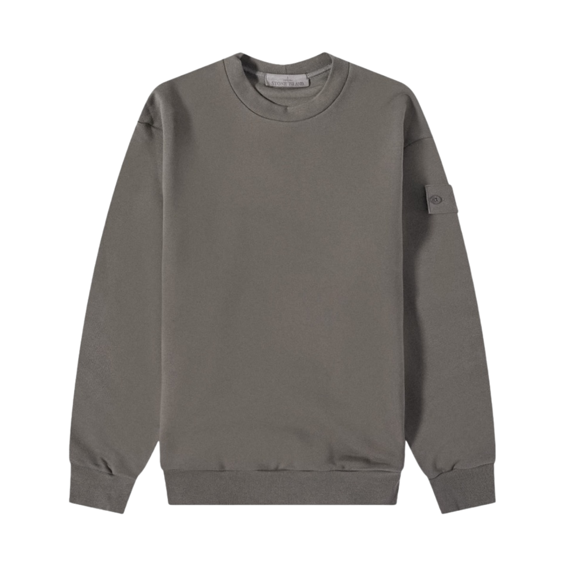스톤 아일랜드 633F3 고스트 피스 코튼 저지 크루넥 스웨트셔츠 앤트러사이트 - 22FW(Stone Island 633F3 Ghost Piece Cotton Jersey Crewneck Sweatshirt Anthracite - 22FW) - 1