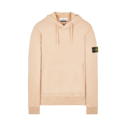 Stone Island 64120 Cotton Fleece Hooded Sweatshirt Antique Rose - 21FW