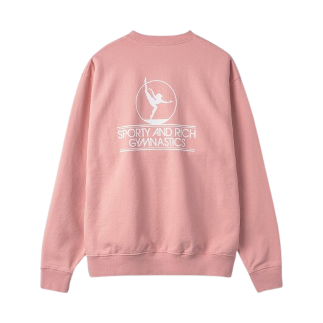 스포티 앤 리치 짐내스틱스 크루넥 로즈 화이트(Sporty & Rich Gymnastics Crewneck Rose White) - 1