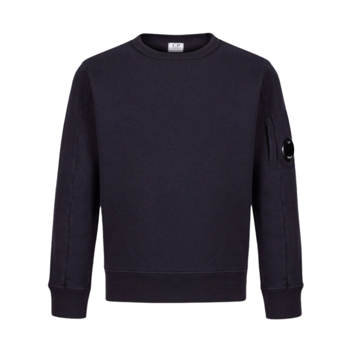 (키즈) C.P. 컴퍼니 U16 베이직 플리스 스웨트셔츠 네이비 - 23SS((Kids) C.P. Company U16 Basic Fleece Sweatshirt Navy - 23SS) - 1