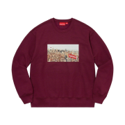 Supreme Aerial Crewneck Burgundy - 20FW