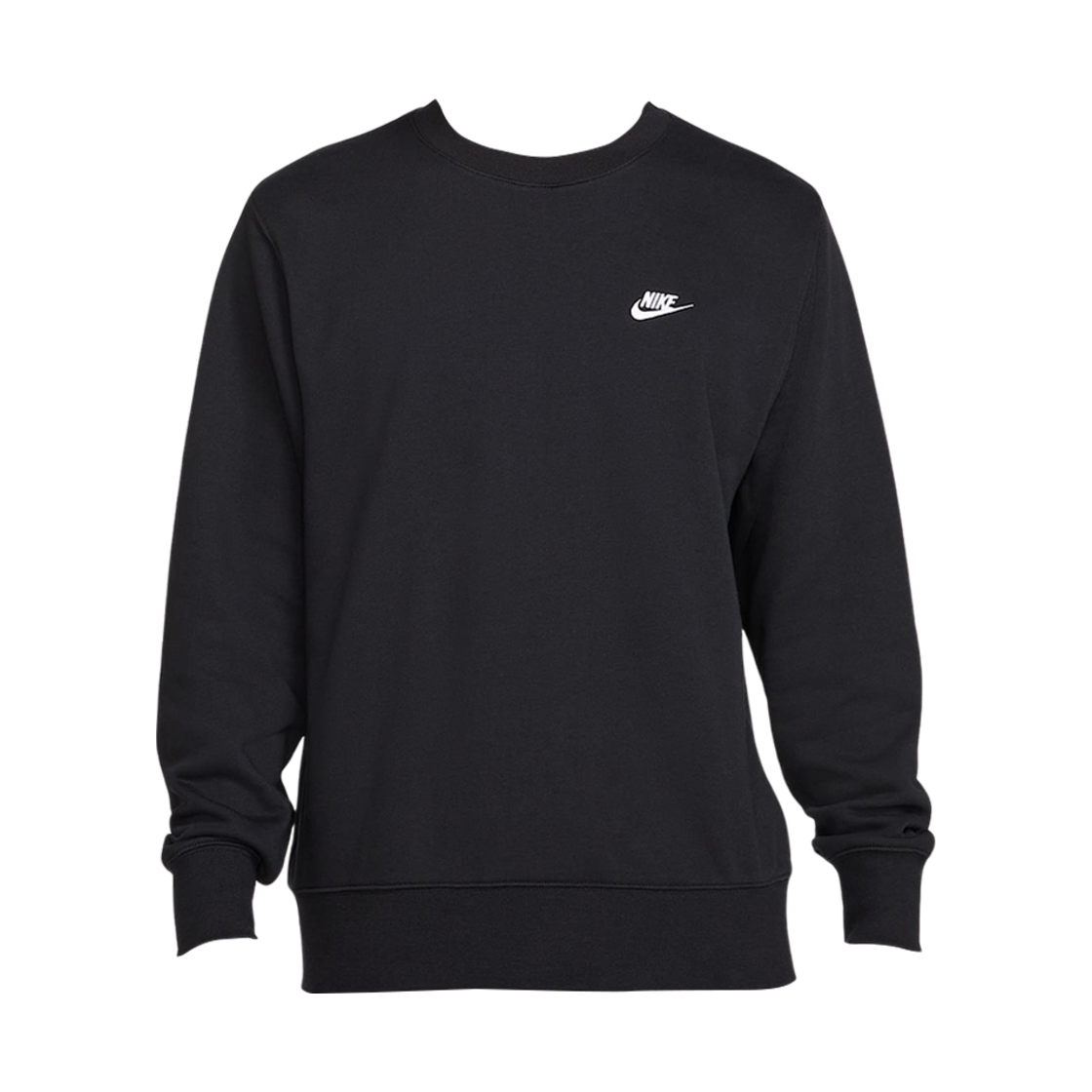 나이키 클럽 프렌치 테리 크루 블랙 - 아시아(Nike Club French Terry Crew Black - Asia) - 1