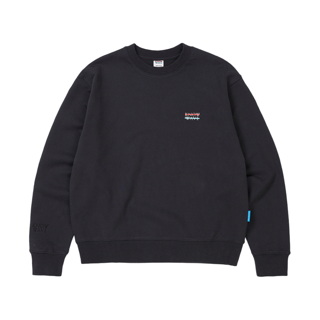 KNT013mDC Knowwave Crewneck Sweatshirt Dark Charcoal