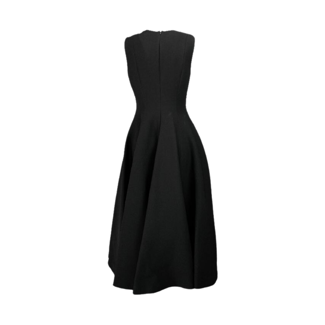 (W) 디올 실크 울 롱 드레스 블랙((W) Dior Silk Wool Long Dress Black) - 2