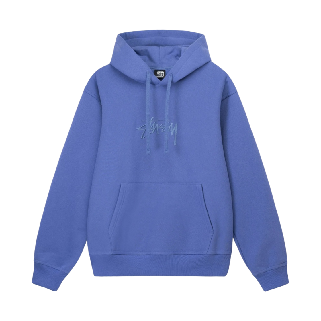 스투시 스탁 로고 아플리케 후드 데님(Stussy Stock Logo Applique Hoodie Denim) - 1
