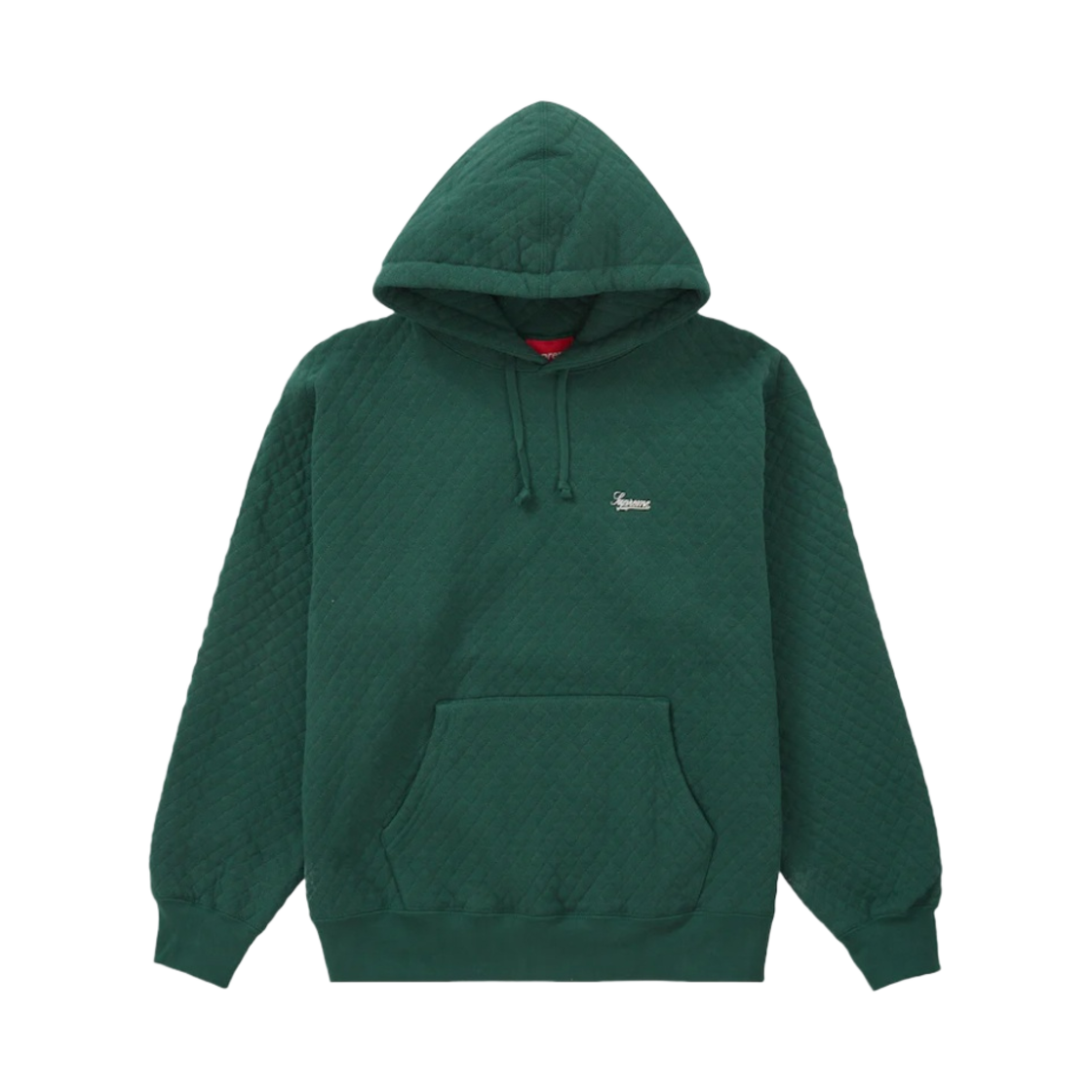 슈프림 마이크로 퀼티드 후드 스웨트셔츠 다크 파인 - 23SS(Supreme Micro Quilted Hooded Sweatshirt Dark Pine - 23SS) - 1