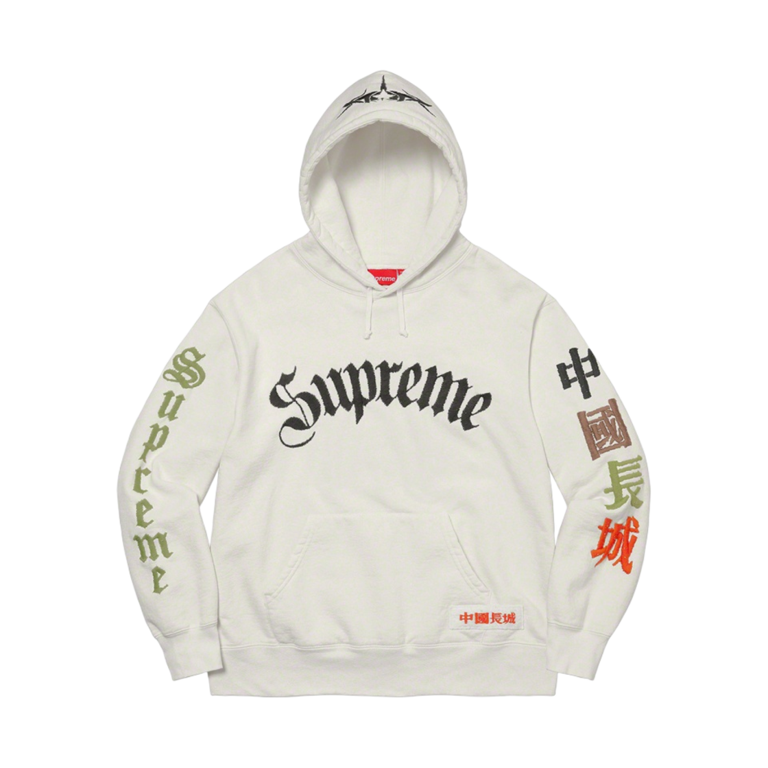슈프림 더 그레이트 차이나 월 소드 후드 스웨트셔츠 화이트 - 22FW(Supreme The Great China Wall Sword Hooded Sweatshirt White - 22FW) - 1