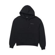 Jacquemus Le Sweatshirt Brode Embroidered Logo Hoodie Black