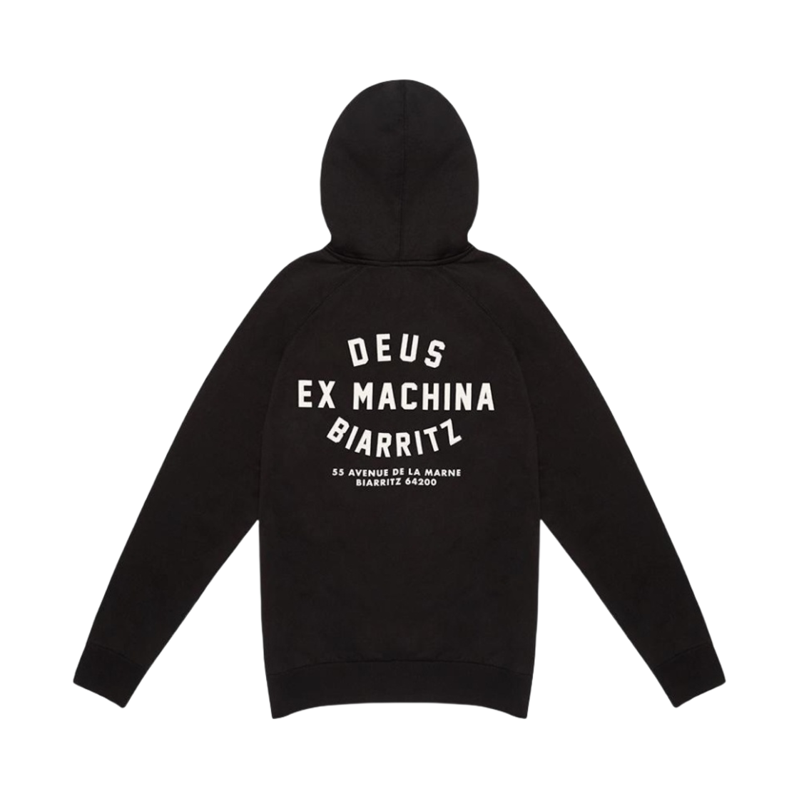 DMW48675S-BLK Deus Ex Machina Biarritz Address Hoodie Black