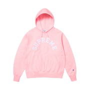 Supreme x Champion Hooded Sweatshirt Pink - 25SS