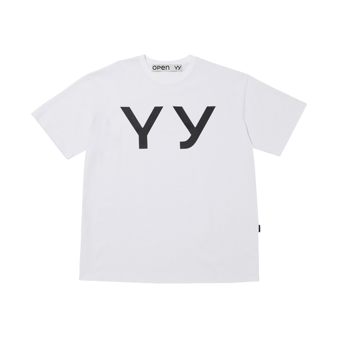 오픈 Yy 박스 티셔츠 화이트(Open Yy Yy Box T-Shirt White)